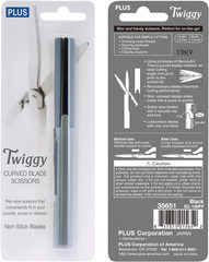 Pen Style Non-Stick Compact TSA Twiggy Scissors with Cover – Pen-size Scissors