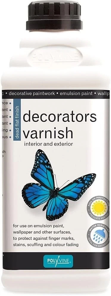 Polyvine Protective Decorators Varnish Flat Finish 500ml