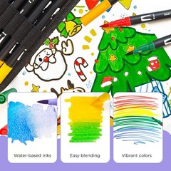168 Dual Tip Adult Coloring Markers