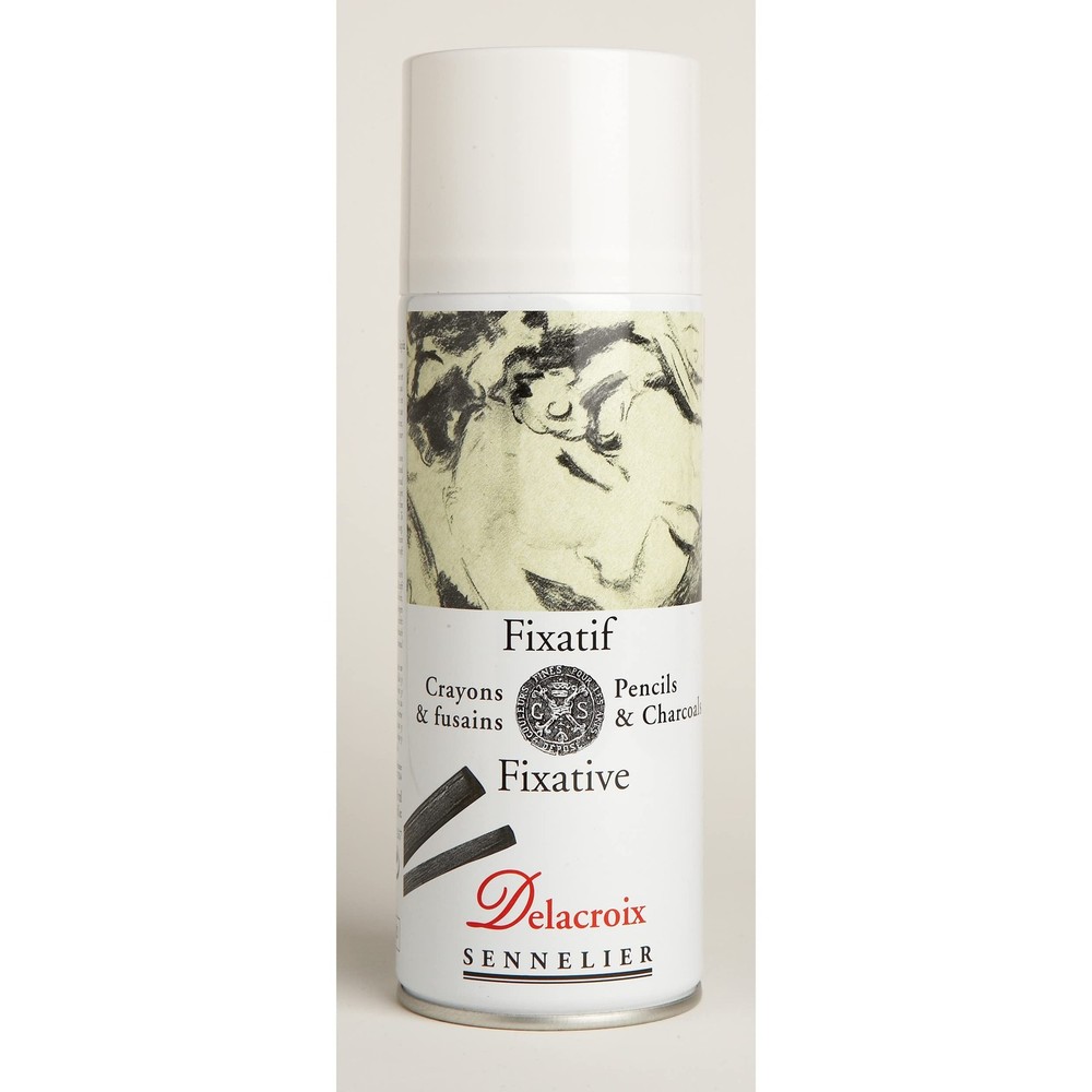 Delacroix Fixative, 13.5 Fl Oz, Spray (Pack of 1), Clear