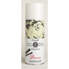 Delacroix Fixative, 13.5 Fl Oz, Spray (Pack of 1), Clear