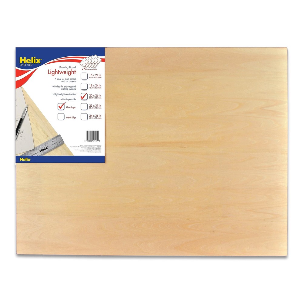 – Helix Wooden Lightweight Drawing Board 20 x 26 Inch – Ideal for Students – …