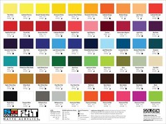 SoFlat Matte Acrylics by GOLDEN Black 4 fl. oz. Jar Professional Acrylic Pain…