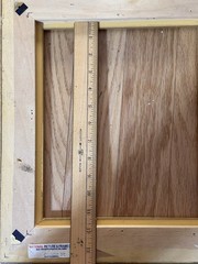 VINTAGE NATIONAL PICTURE FRAME CO GOLD WOOD FRAME FITS 9.75X11.75