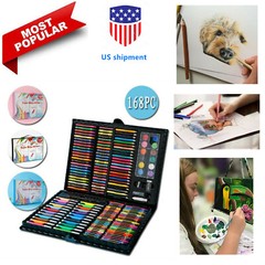 168pc Art Drawing Set Kit For Kids Childrens Teens Adults Supplies Paint Pencil