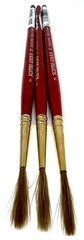 Lot of 3 – Winsor & Newton Sceptre Gold II Brush 303 Series Size 2 Short Rigger