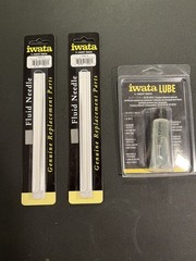 Iwata Fluid Needle .18 Cm-B2/Sb2 set of 2, Iwata Lube .34 oz.