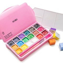 HIMI Gouache Paints Set, 18 Colors, 30g, jelly gouache paint set, Non Toxic P…