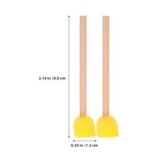 80 Pcs Round Sponge Brush Kids School Supplies Artistic Painting Tools