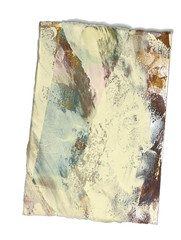10 Hand-Painted Collage Papers for Junk Journals Neutral Palette 4×5 Inches