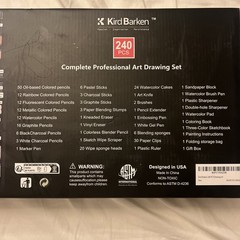 Kird Barken Complete Professional Art Drawing Set – 240 Pieces