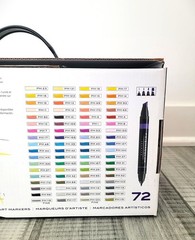 Prismacolor (Set of 72) Premier Double Ended Pro Art Markers Chisel / Fine Tip
