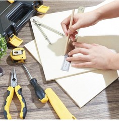 12 pcs Baltic Birch Plywood, 6 mm 1/4 x 12 x 24 Inch, B/BB Grade Sheets| Woodpec
