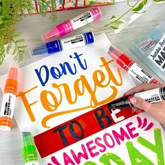 Jumbo Chisel-Tip Markers for Adults &Teens, Pack of 6