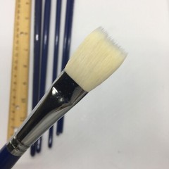 XDT#839 Bright Art Brush Set 6Pc Premium Goat #2#4#6#8#10#12 Oil Watercolor