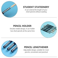 13Pcs Adjustable Dual Head Pencil Extender Holder Pencil Lengthener Pencil Sa…