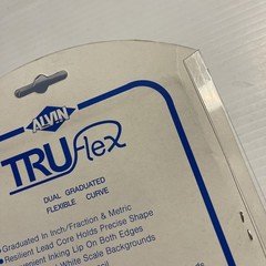 Alvin Truflex 24″ Flexible Curve No. 1043 Graduated drafting White Tape Measure