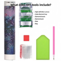5D Faith in the Cross Diamond Painting Kits for Adults Beginner, DIY Round Full.