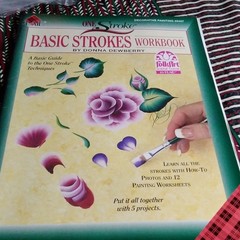 Plaid One Stroke Basic Strokes Workbook Decorative Painting Flowers #9407