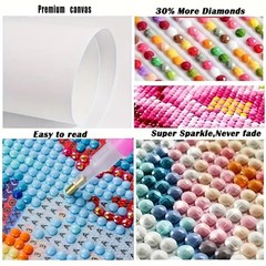 BYGFHLYW Diamond Art Painting Kits for Adults, Sea of 12×16 inches, JK556-1