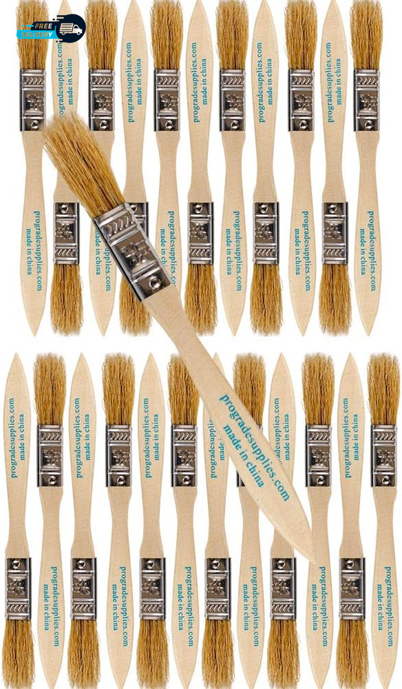 Chip Paint Brushes – 24-Pack 1/2″ Chip Brushes for Paints Stains Varnishes Glues