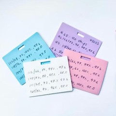 Erasable Badge Notes, Mini Erasable Whiteboard for ID Badge