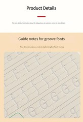 Magic Copybook Reusable Writing Practice Book Kids Calligraphy