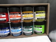 Knicker Watercolor Paint Poster Color Set of 12 Colors, 40ml PC40ML12N