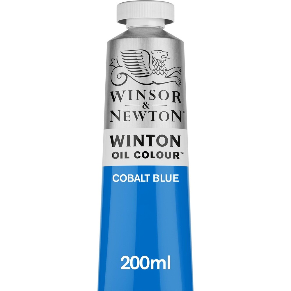 Oil Paint Winton 200ml 6.76 Fl Oz Cobalt Blue Winsor & Newton 1437178 Color Tube