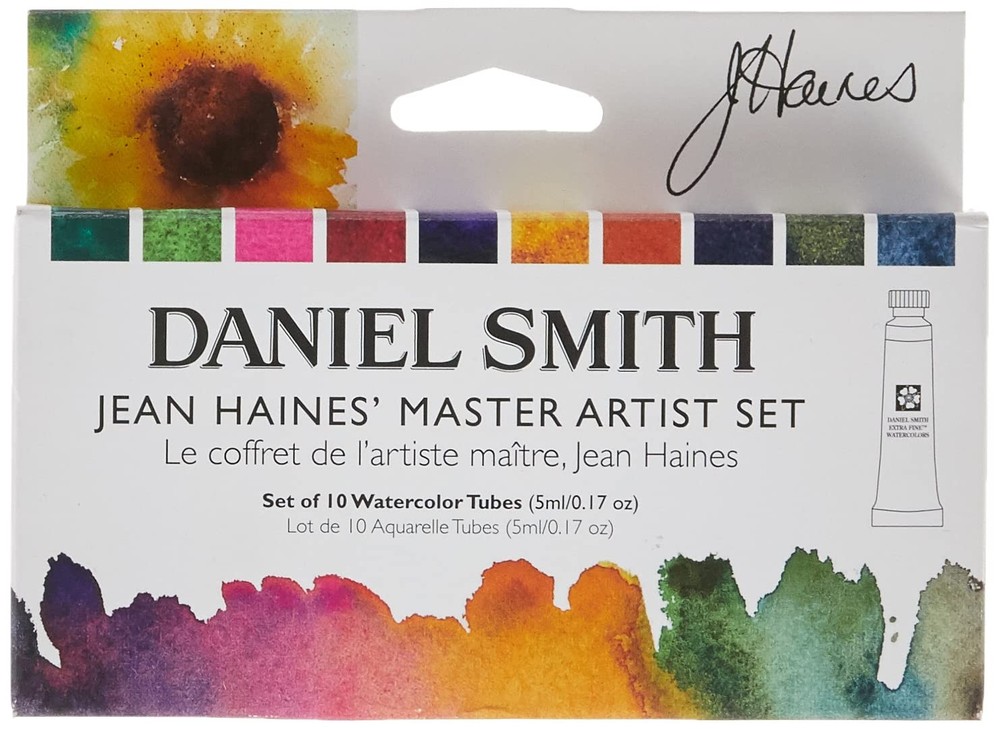 DANIEL SMITH Watercolor, 0.17 Fl Oz (Pack of 10), 10 Colori in Tubi Da 5ml