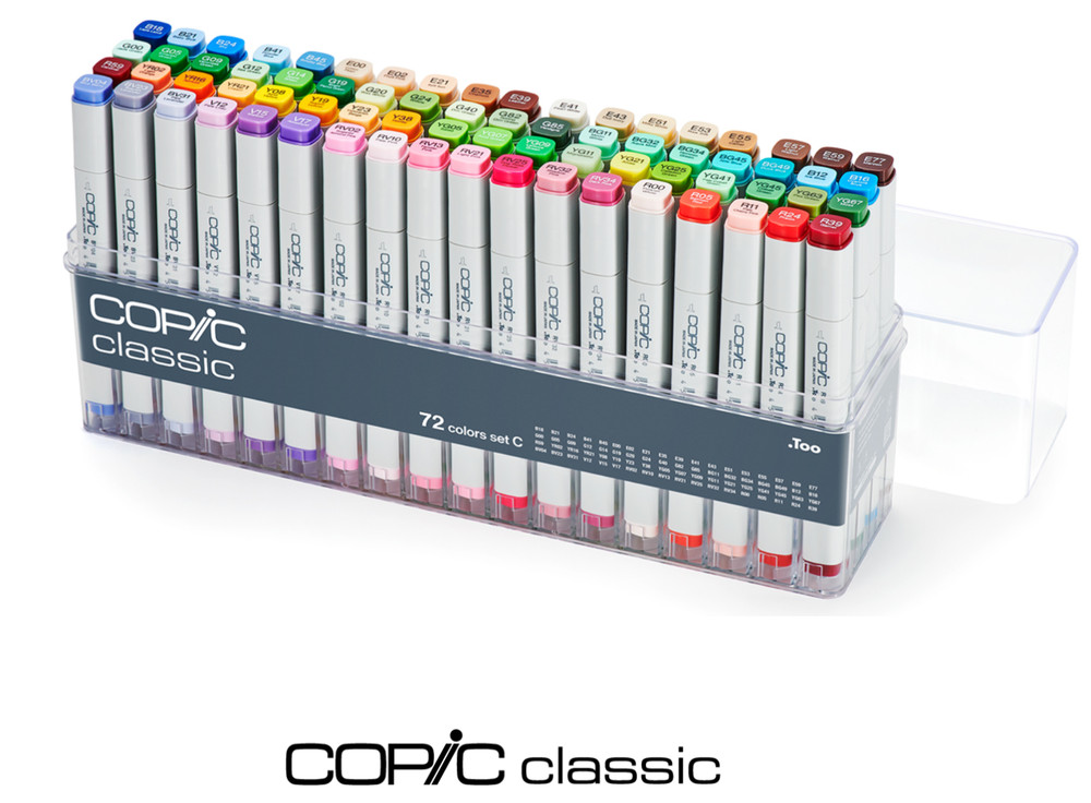 【COPIC CLASSIC】 Manufactured by TOO [72 color C set] ~Normal model~