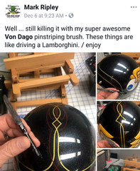 Hall of Fame pinstriper VON DAGO “Pro-Series” #00 Pinstriping Brush – Now Public