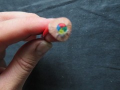 Lot of Two Multicolor Art Pencils: Lyra TriColor 190, Southwest Airlines 4-Color