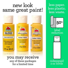 Apple Barrel Gloss Acrylic Paint in Assorted Colors (2-Ounce), 20651 Real Green
