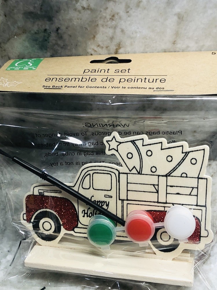 ShipN24Hours. New-Crafters Square Christmas Paint Set. 5+. “Happy Holidays “.