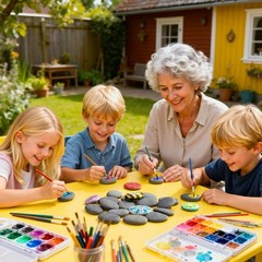 Simetufy 15 Pcs Rocks for Painting, River to Paint, 2-3″-15pcs, gray