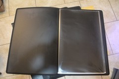 11×17 Art Portfolio Binder with 48 Pages Black Folder for Artwork Display