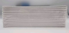 Blank White Cotton Canvas Panel Boards 8″x10″ 48-Pack Art Supply