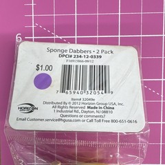Horizon Group USA Sponge Dabbers & Sponge Roller 2 Pack Art Painting Tools