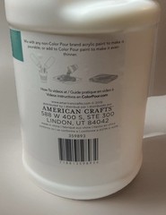 Color Pour Pouring Medium 64 fl oz (1.9L) Acrylic Paint Pouring Additive – New