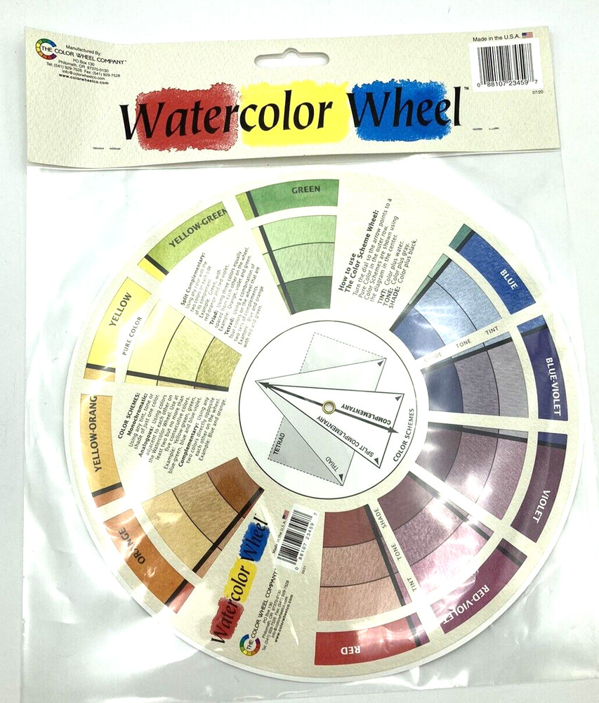 The Color Wheel Company CMY Watercolor Wheel