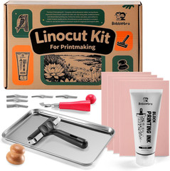 Linocut Kit for Printmaking – Arts and Crafts for Adults – Mother’s Day Gift DIY