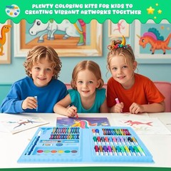 Art Drawing Set Kit for Kids Children Coloring Painting Christmas Gift Supplies