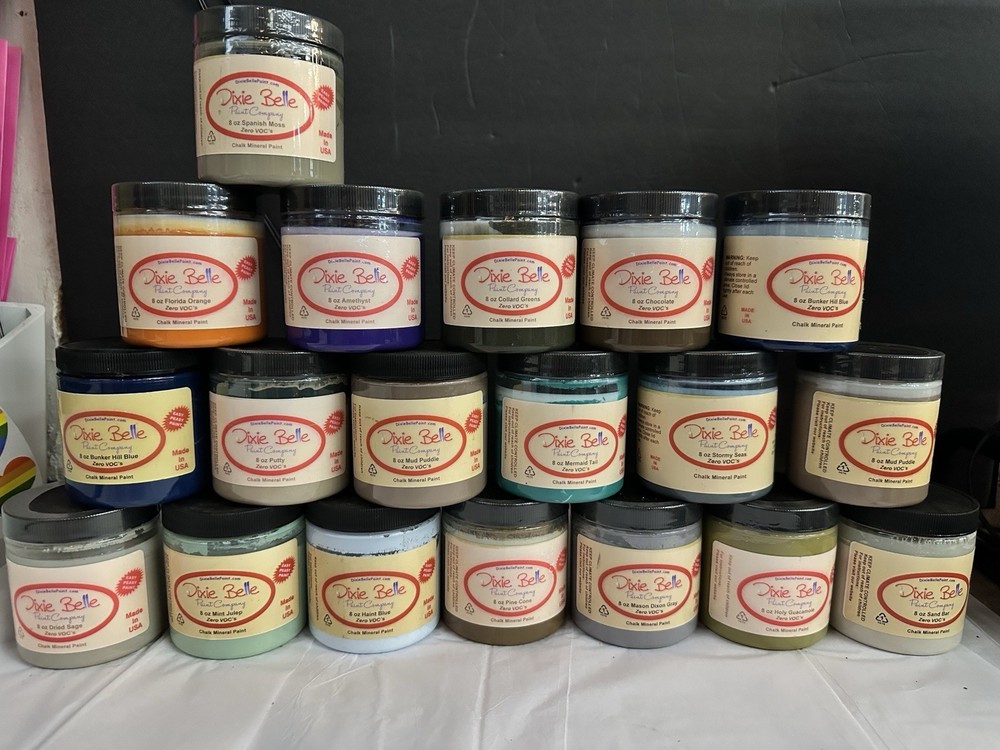 Dixie Belle Chalk Mineral Paint 8oz Dried Sage Craft Furniture