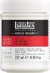 237ml Crack Resistant Gloss Gel Medium – Versatile for All Painting Surfaces