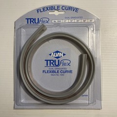 Alvin Truflex 24″ Flexible Curve No. 1043 Graduated drafting White Tape Measure