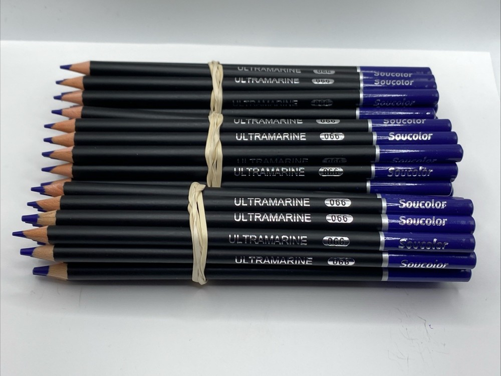 066 ULTRAMARINE (60 Count) – Soucolor Colored Pencils – 4.0 mm Soft Core