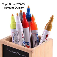 11 Pcs TOYO Oil Based Paint Pen, Waterproof Marker Car Tire Pen