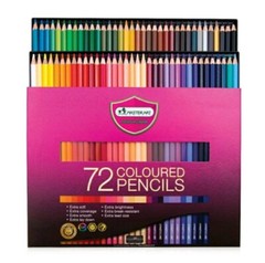 72 Colored Art Pencils Master Painting Set Drawing Colors Box Coloring Vibrant