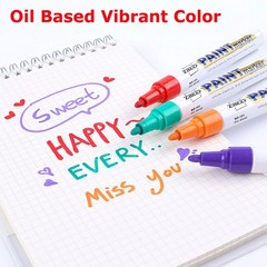 15Pcs Waterproof Permanent Paint Marker Pen For Car Tyre Tire Tread Rubber Metal